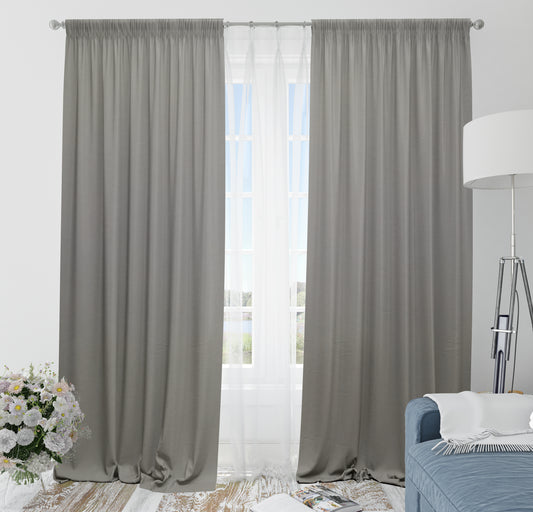 Blackout Curtain Dark Beige