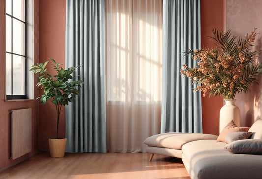 Curtain "Rettan" Light Gray