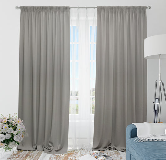 Blackout curtain sand color