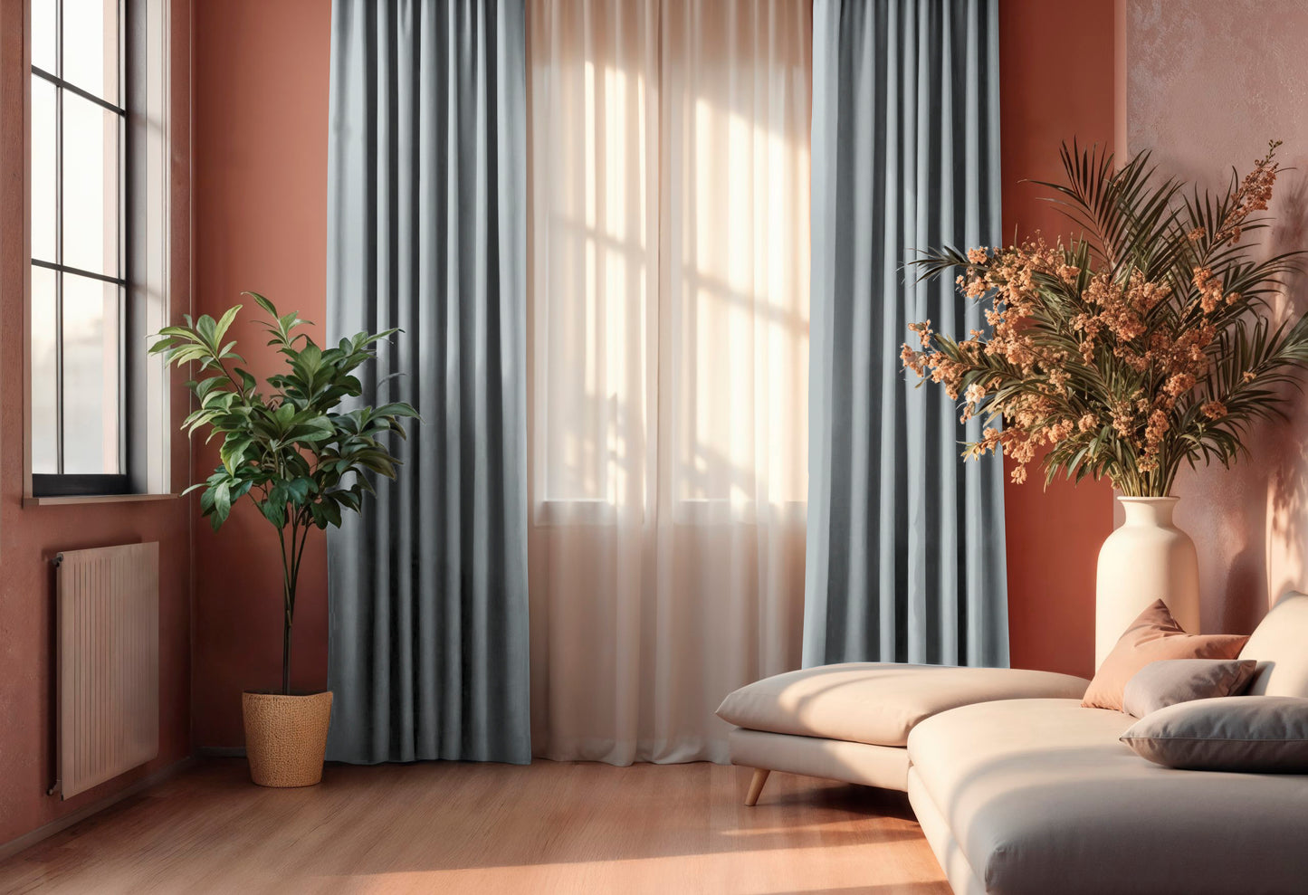 Curtain "Rettan" Gray