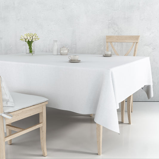 Tablecloth, waffle weave "Vorp" white