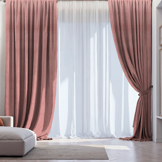 Velour Curtain “Peking” Clover