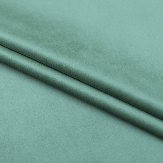 Velour Curtain “Pekin” Green Tea Shade