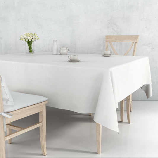 Tablecloth Satin Prada Milk 135x135 cm