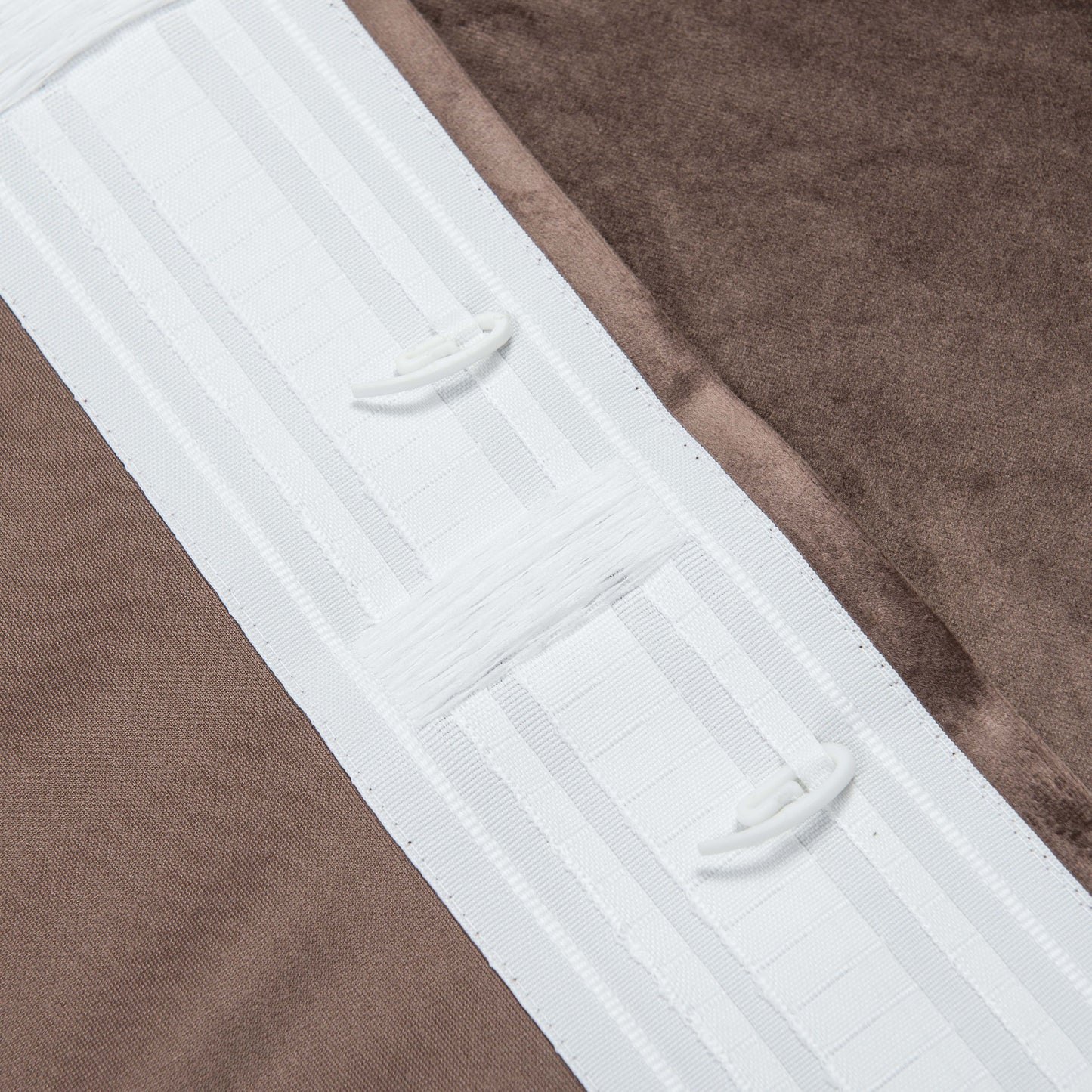 Velour Curtain “Pekin” Oak Bark
