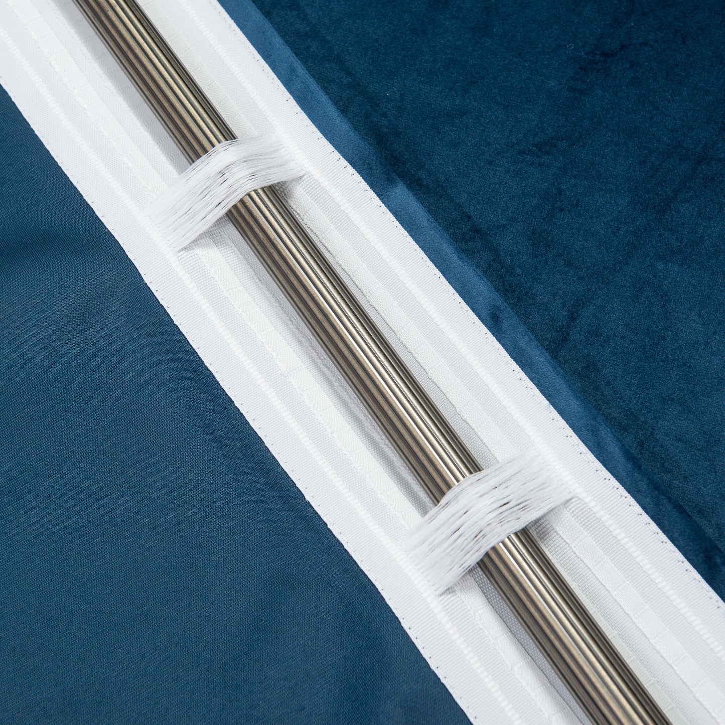 Velour Curtain “Pekin” Dark Blue