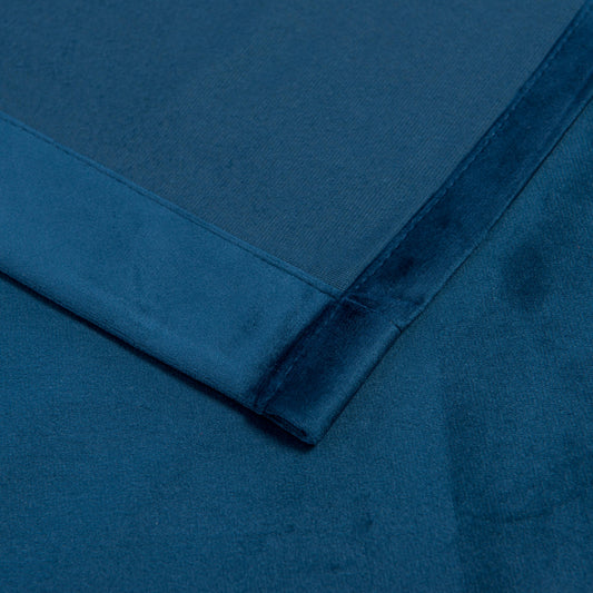 Velour Curtain “Pekin” Dark Blue