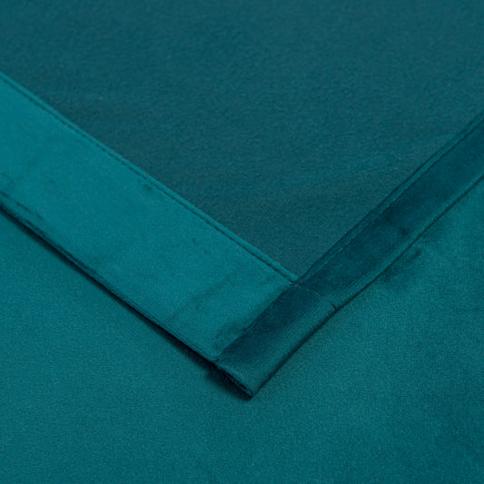 Velour Curtain “Pekin” Green Turquoise