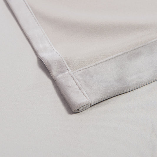 Velour Curtain “Pekin” Gray Pearl