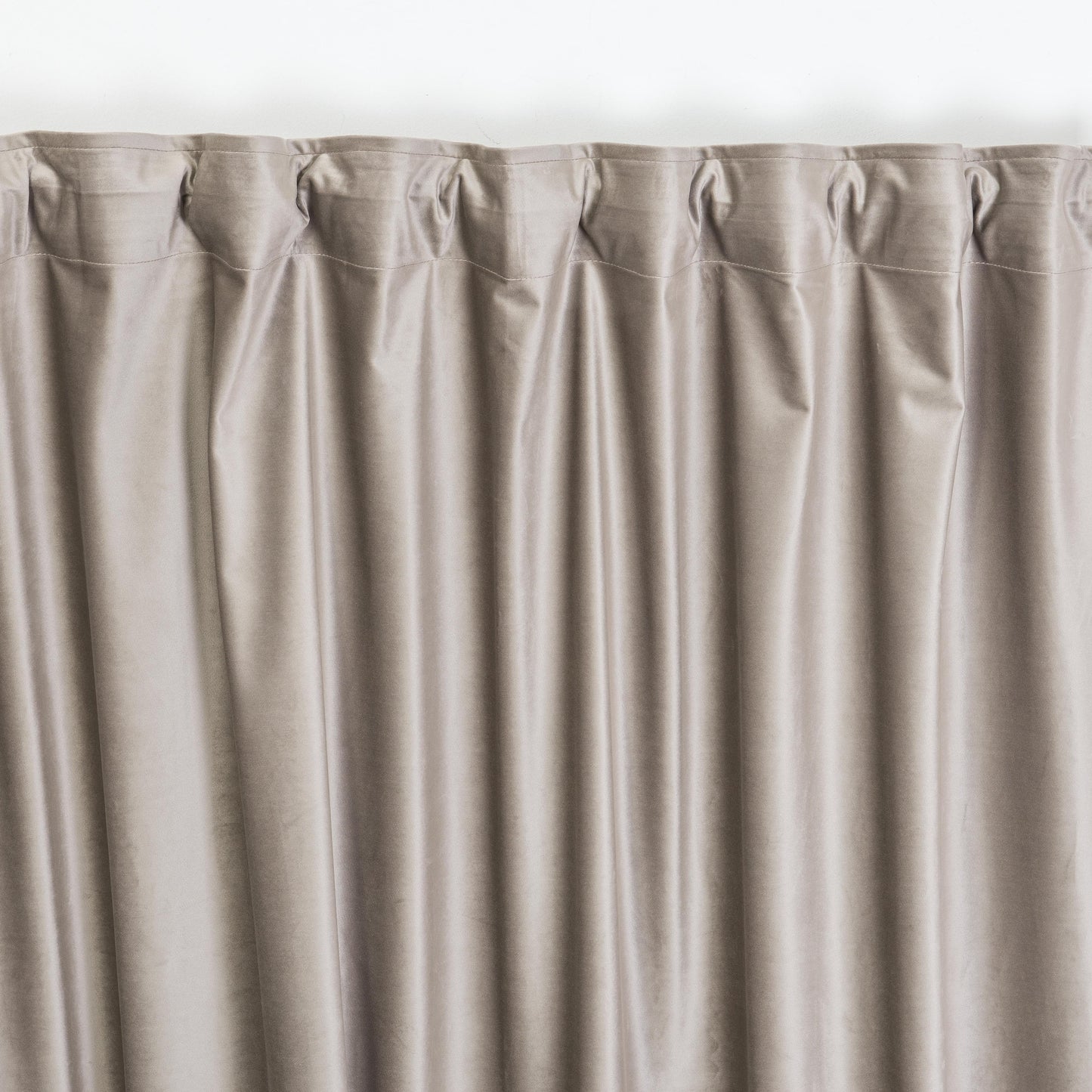 Velour Curtain “Pekin” Beige-Gray