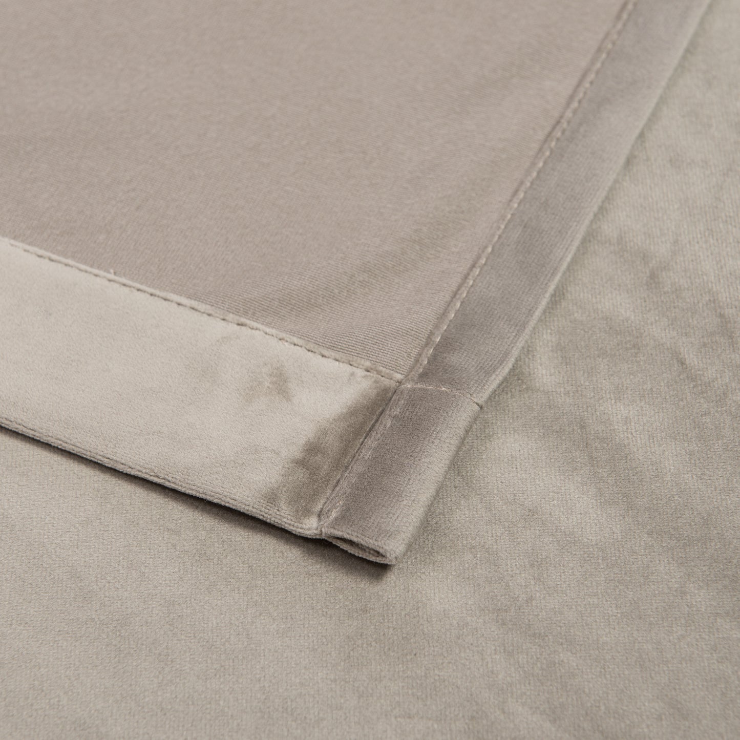 Velour Curtain “Pekin” Beige-Gray