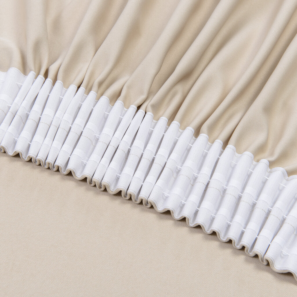 Curtain in creme brulee color