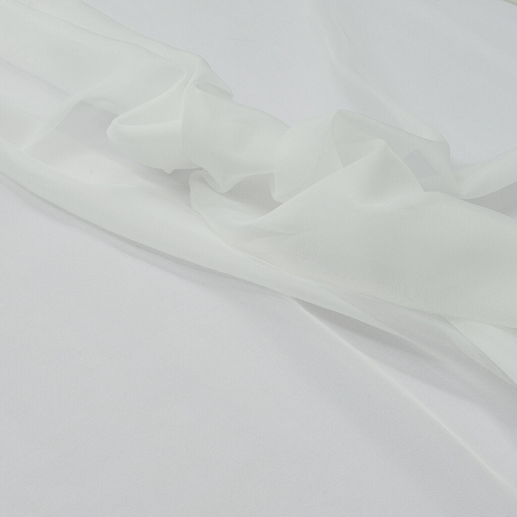 Milk White Voile Sheer Curtain
