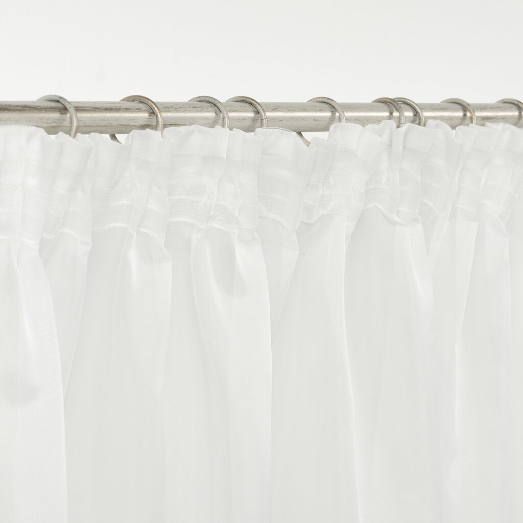Milk White Voile Sheer Curtain
